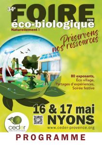 Programme foire Eco biologique 2026